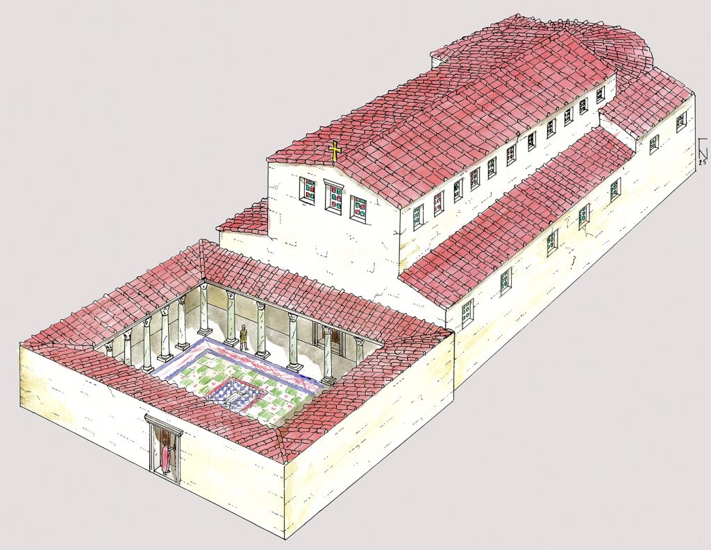 Church at Porphyreon - a suggested reconstruction